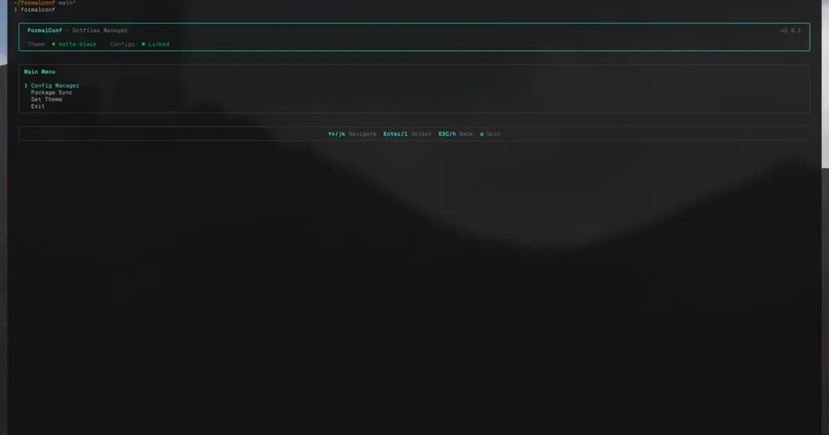 From Nix to FormalConf: Why I Built My Own Config Manager