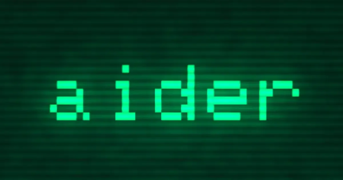 Aider is awesome!